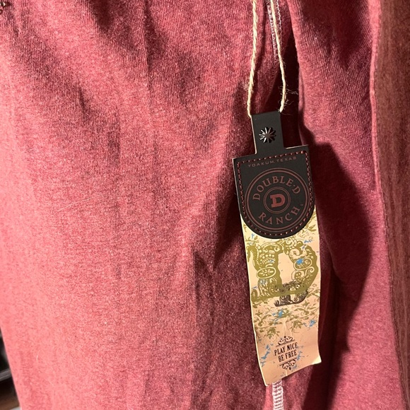 NWT Double D Ranch Embroidered Moose Elk Floral Beaded Long Sleeve Top — Size 1X - Picture 14 of 15